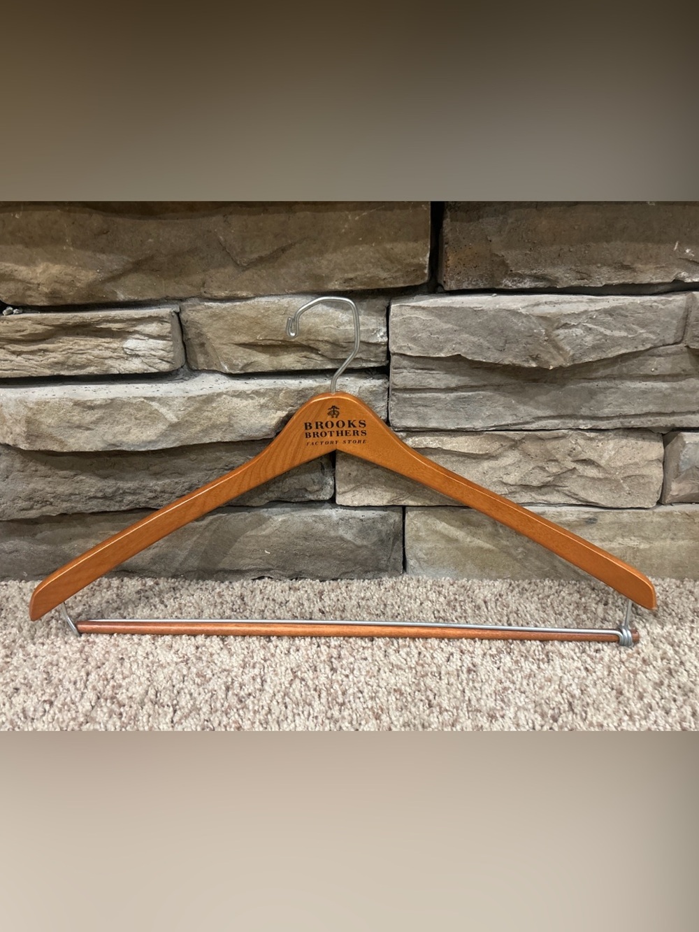 Brooks Brothers Wooden Suit Hanger